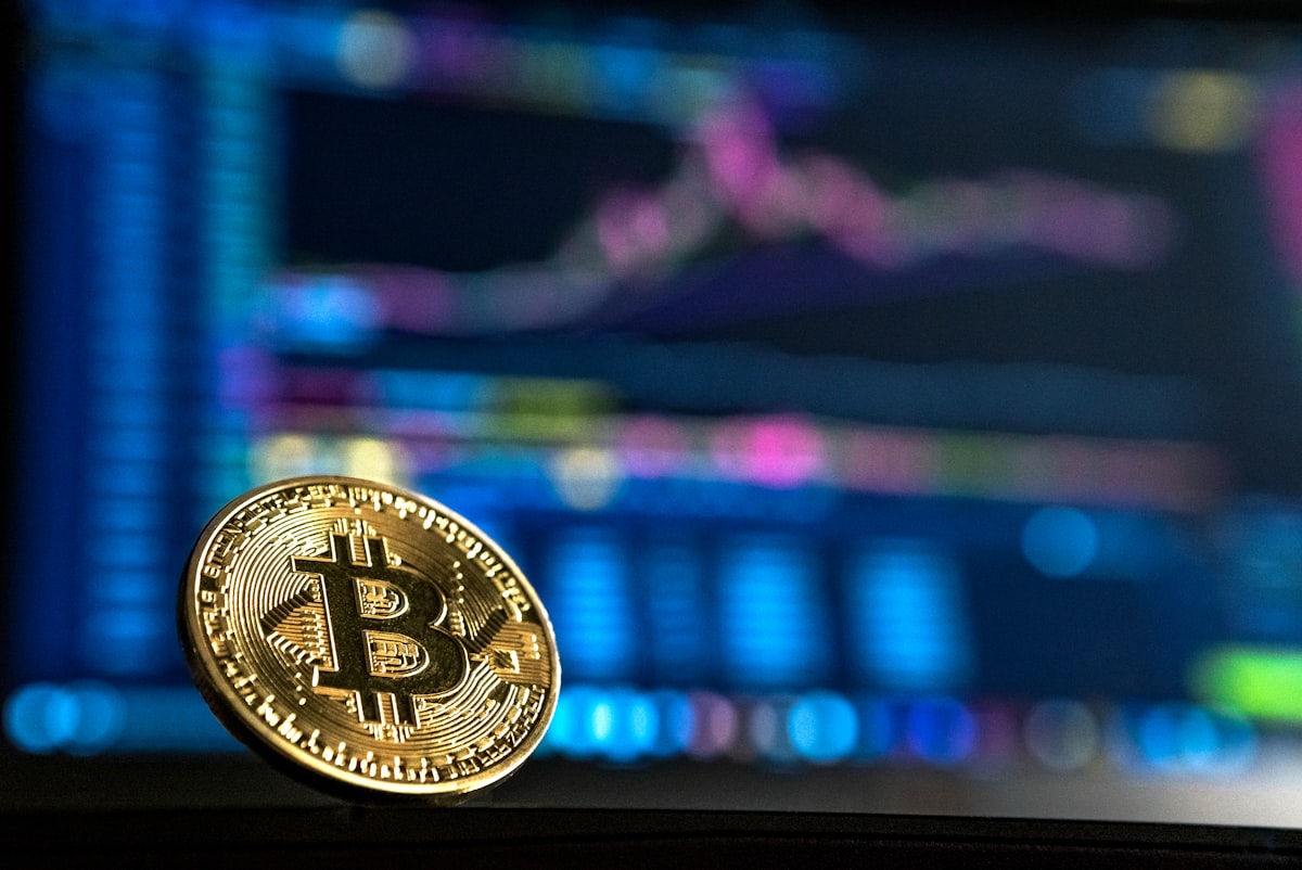 A physical Bitcoin coin representing one possible form of operational benefit settlement
